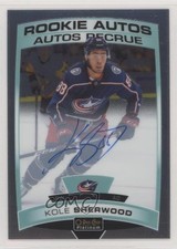 2019-20 O-Pee-Chee Platinum Rookie Autos 2020-21 Update Kole Sherwood Auto 2d8