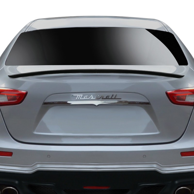 For Maserati Ghibli 14-24 W-1 Style Fiberglass Rear Lip Spoiler Unpainted