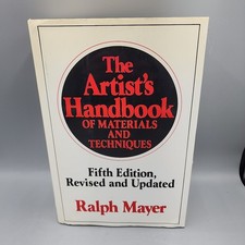 Artists Handbook 5th edition Ralph Mayer 1985 Materials Techniques hardcover DJ
