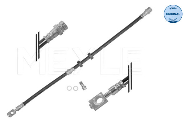 Meyle 100 611 0079/S Bremsschlauch Mit Hohlschraube FüR Seat Skoda VW 525 Mm-image