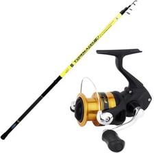 agc Kit Bolognese Canna Globe Fishing Tornado 3m + Mulinello Shimano FX 2500