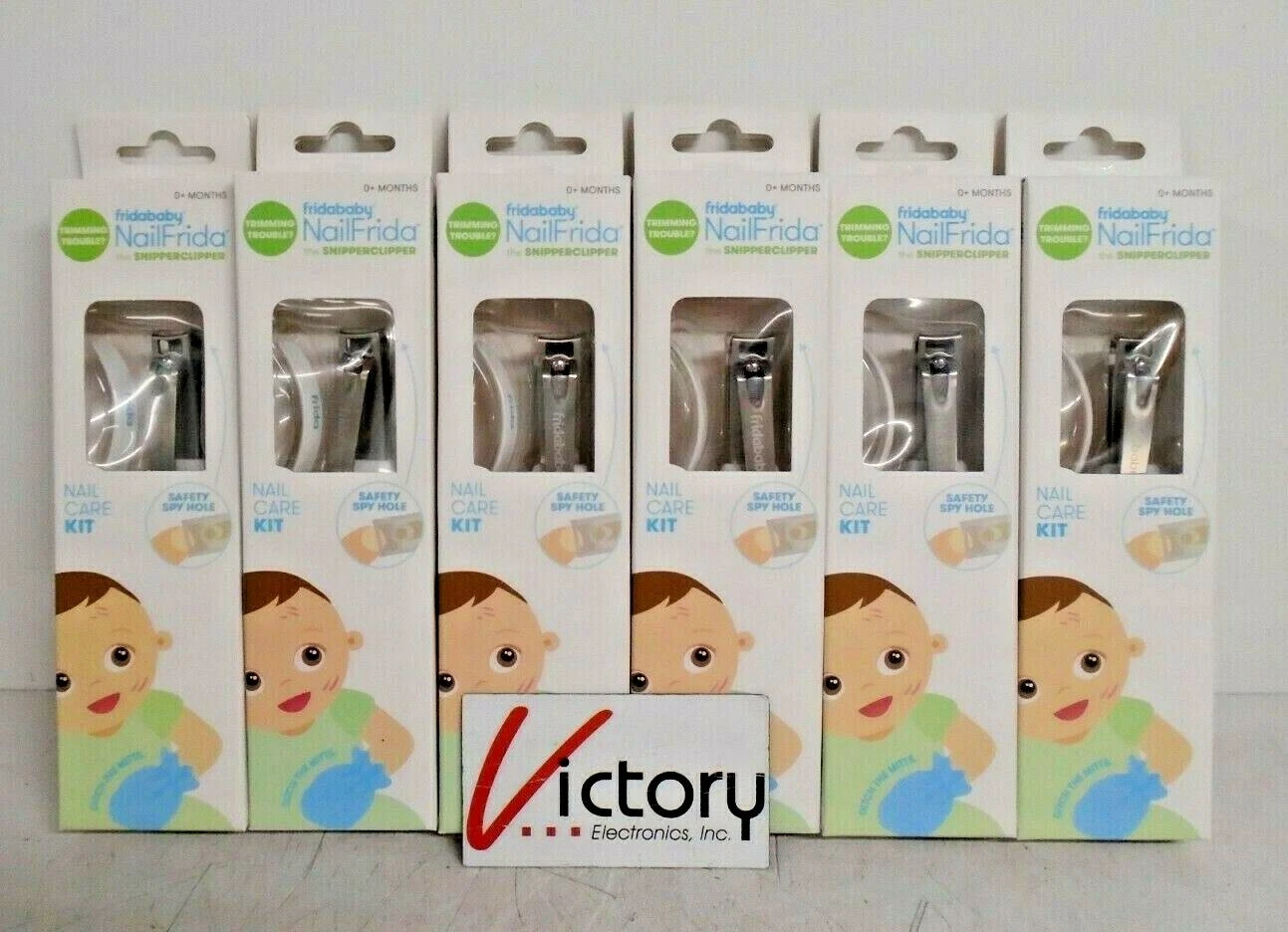 NEW Frida Baby NailFrida the SnipperClipper Nail Care Kit 6-PACK | Clipper+ File
Opens in a new wind