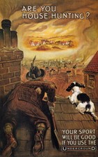 84655 Vintage House Hunting Use The Underground Travel Decor Wall Print Poster