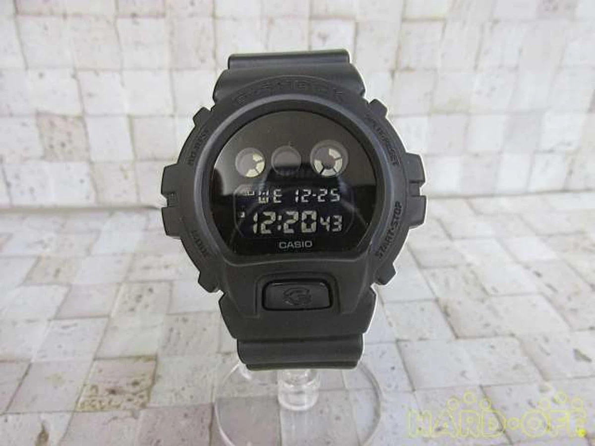 Casio G-Shock BLK DW 6900BBA only Men Wristwatch from Japan Used 061h