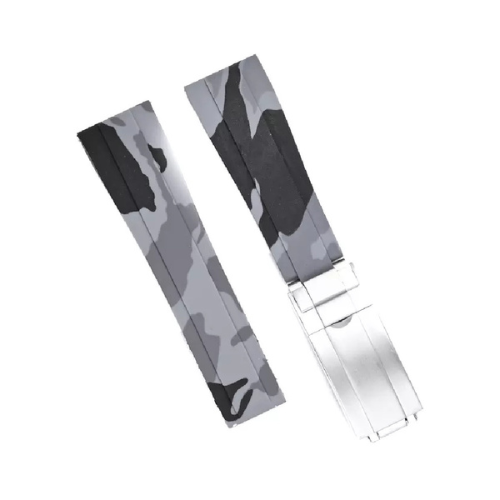 GLC Straps | Cinturino Racing Replica Pelle Cervo Grigio