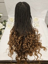 Afro Wigs Full Lace Front Braided Wigs for Black Women Glueless Long Box Braided