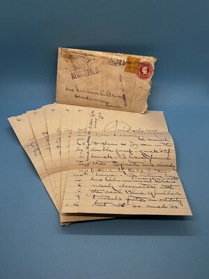 Holiday Time Hand Written Letter Christmas December 1923 10 Cent 2 Cent Stamps