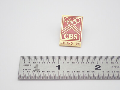 CBS Nagano Winter Olympics 1998 Vintage Lapel Pin | eBay