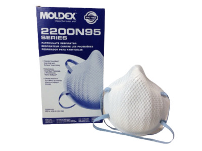 Moldex 2200N95 Series Particulate Respirator Mask, Medium/Large 20 Masks per Box
