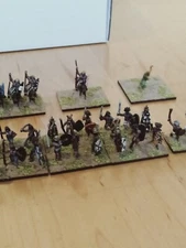 15mm Fantasy. Generic Barbarian. Painted. HOTT. Hordes of the Things. (1)