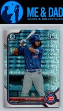 2022 Bowman #BCP-147 Luis Verdugo Chrome Prospects Aqua Shimmer Refractor