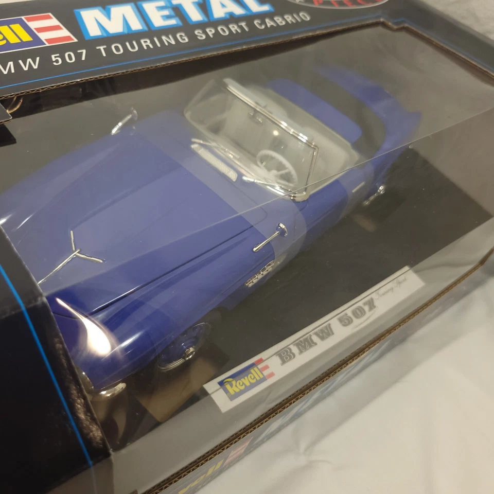 1/18 Revell BMW 507 TOURING SPORT CABRIO Master Piece Blue Diecast New Sealed - Image 3 of 4