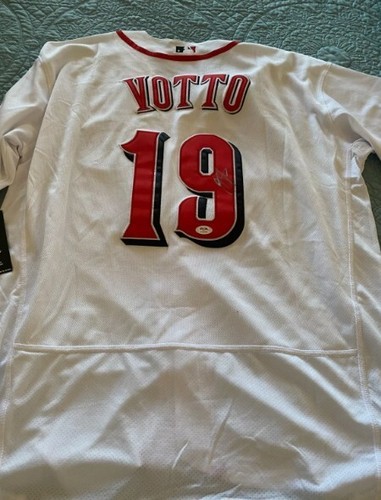 Joey Votto Signed Official MLB Cincinnati Reds Nike Home Jersey PSA/COA