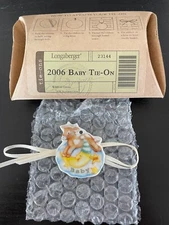 Longaberger 2006 Baby Tie On - NIB - #23144