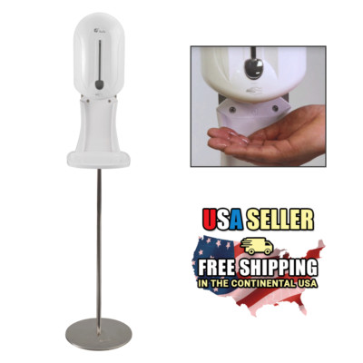 Automatic Sanitizer Dispenser Touchless Hands Touch Free Metal Stand Liquid Gel