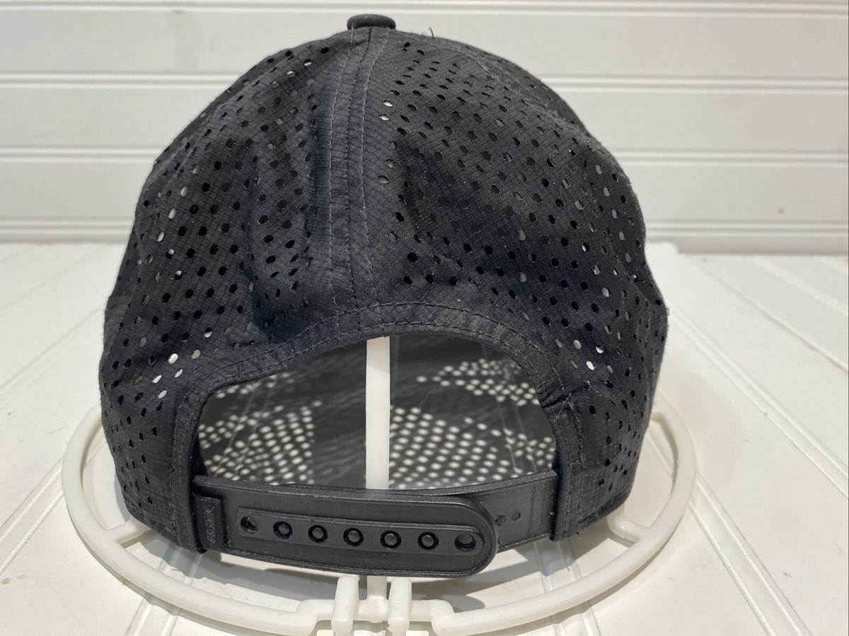 Nike SB Pro Dri-Fit Perforated Aerobill Black Snapback Cap Hat Skateboarding View 3