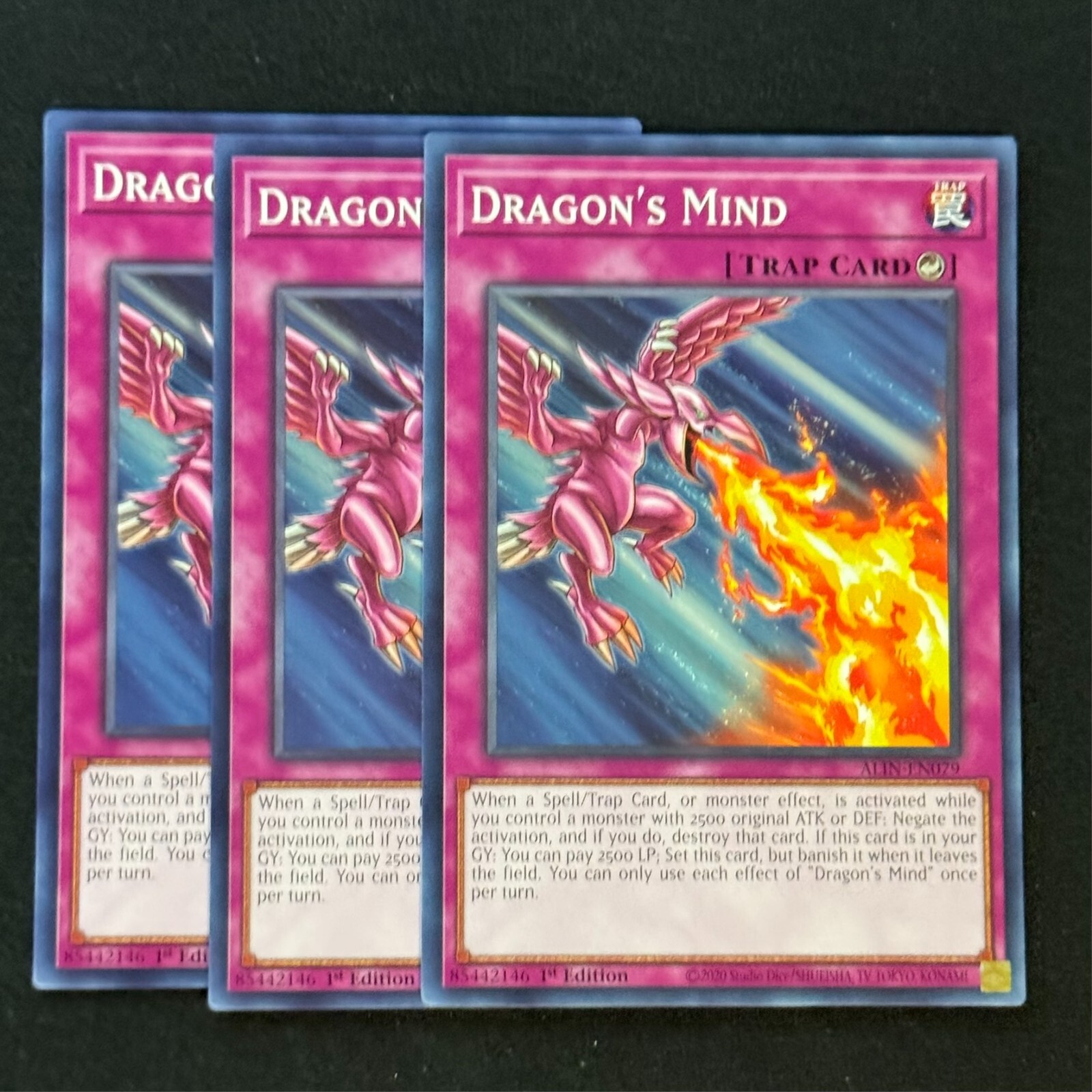 3x Dragon's Mind ALIN-EN079 Common - Alliance Insight MTG Card