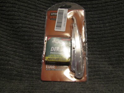 Professional Barber Straight Edge Razor Safety with 100 Derby Blades - 100 Perce