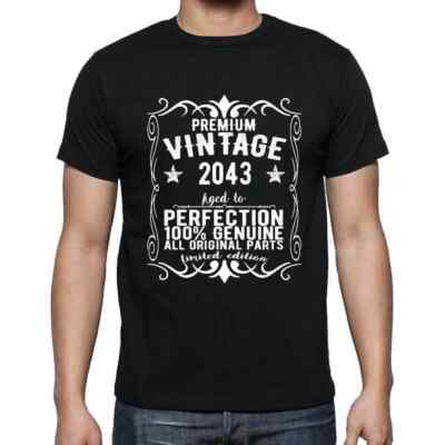 Men's Graphic T-Shirt All Original Parts Aged to Perfection 2043 Eco-Friendly