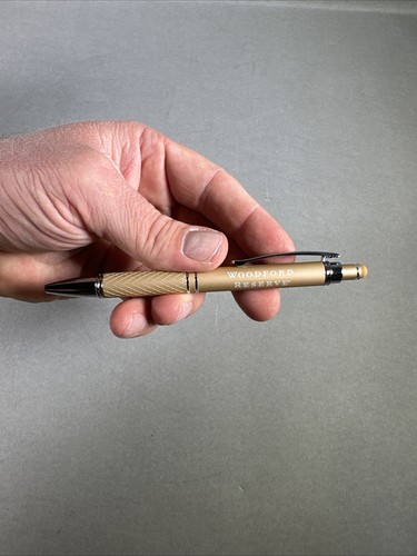 New Woodford Reserve Distillery Ballpoint Pen Gold Silver w/ Screen Touchpad - Imagen 9 de 13