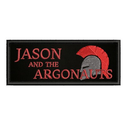 Jason and the Argonauts Patch 4'' Embroidered Iron-On Applique Retro Badge 