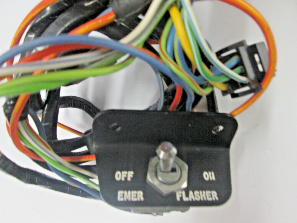 NOS Early 66 Ford Mustang Falcon Fairlane Comet Mercury Emergency Warning Switch Foto 2 de 4