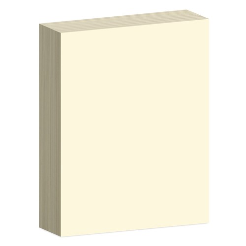 Natural Cardstock Paper Smooth 80lb Cover (216gsm) 8.5 x 11 50