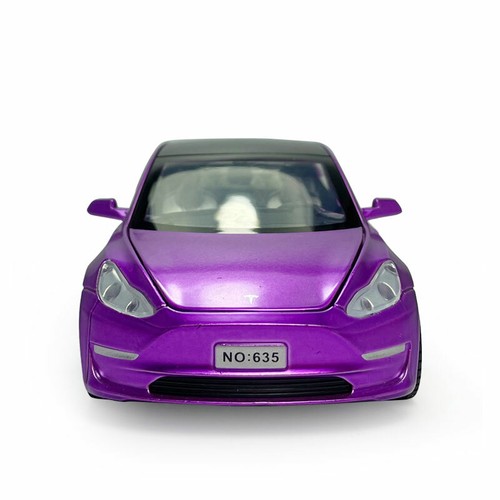 1:32 Tesla Model 3 El Cast Modelo Coche Juguete Colección Sonido y Luz - Imagen 11 de 17