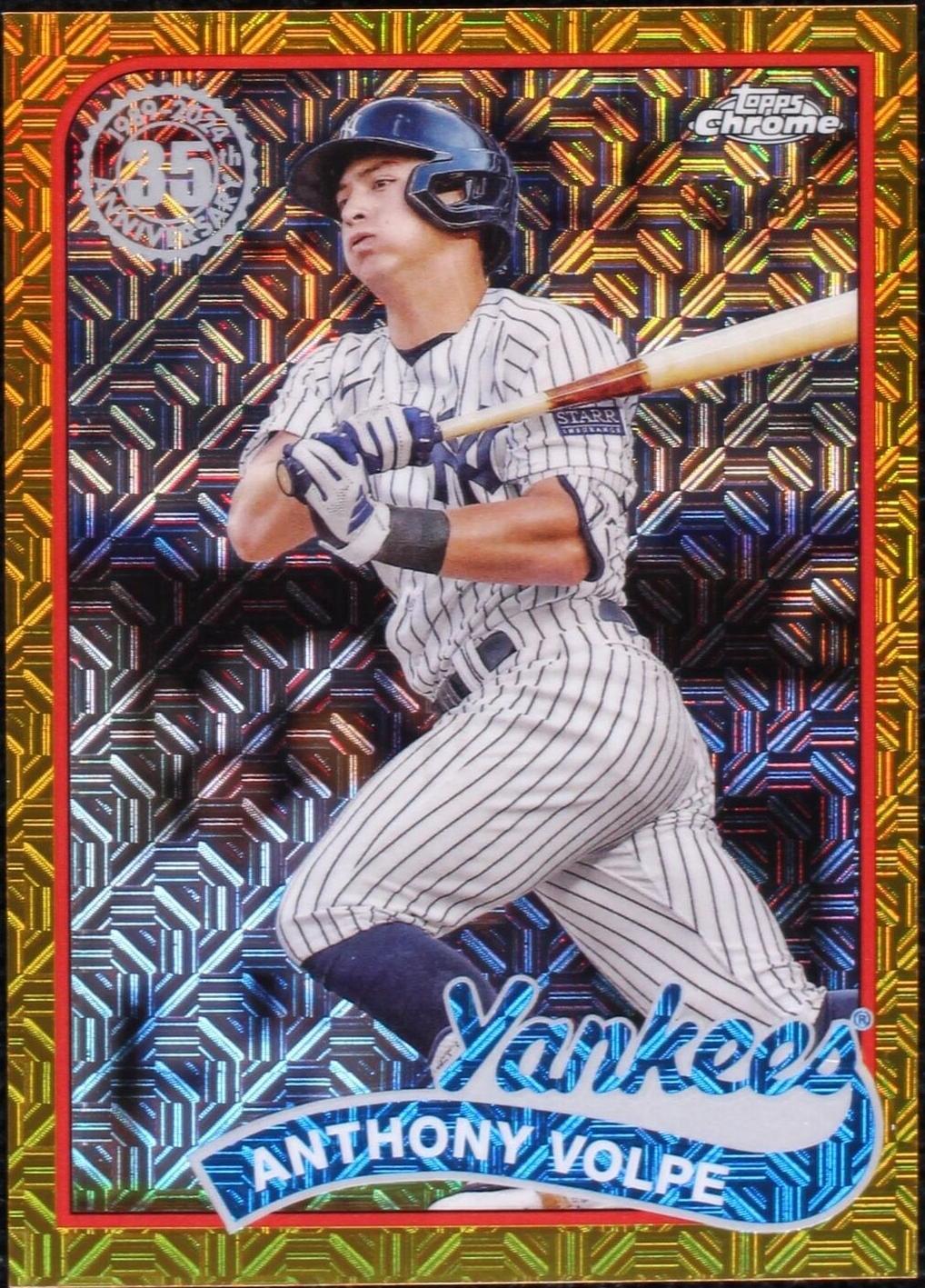 2024 Topps Series 2 - 1989 Topps Chrome Silver Pack Mojo Anthony Volpe ...