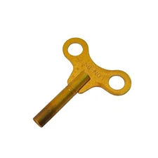 Brass Replacement Clock Key For Key Wind Clocks Size 1 / 2.50 mm  - Clock Parts