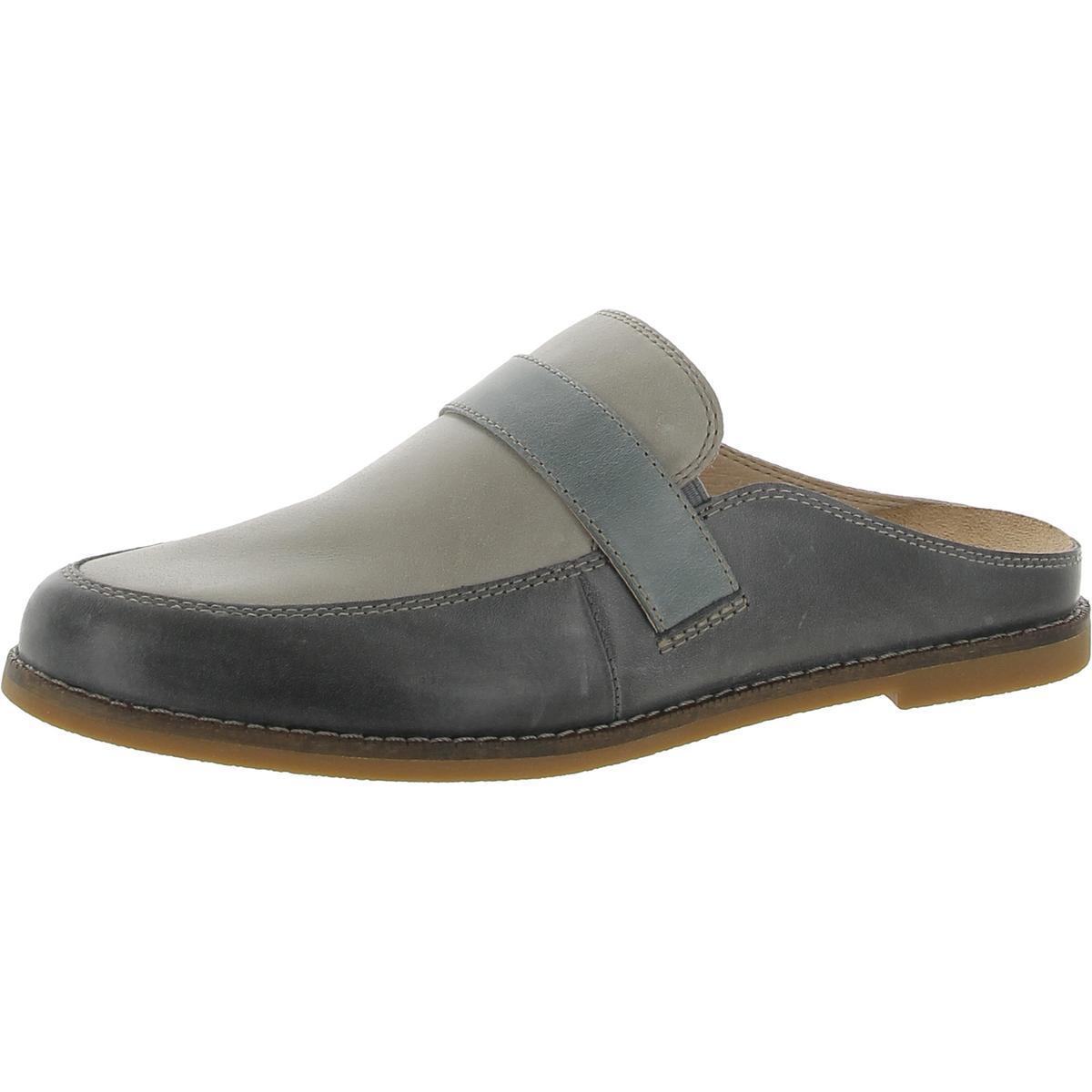 Женские шлепанцы-сабо из натуральной кожи королевского серого цвета Taos 95 Medium BM BHFO 5305 22290₽