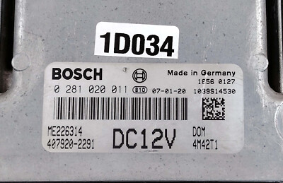 Mitsubishi FUSO Bosch ECU ECM Engine Computer 0281020011 4m42T1 