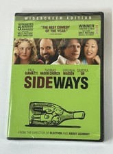 Sideways Widescreen Edition DVD Still Sealed Paul Giamatti Sandra Oh Comedy