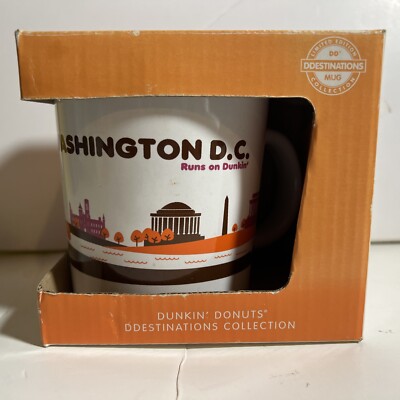 Dunkin Donuts. Destinations Collection. Massachusetts. Coffee. Mug. Cup. NEW.