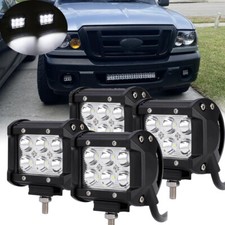 4x 4inch 18w Led Work Light Bar Pods Driving Lamp For Trucks Jeep Wrangler Jk