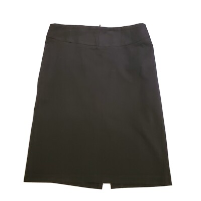 Takara Junior's Black Straight Pencil Skirt Back Slit Classic Style Size 5 