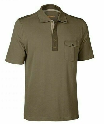New! Blaser Polo Shirt OLIVER - Brown - 117013-013