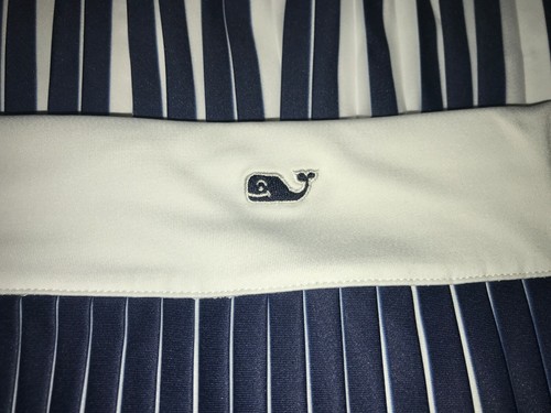 VINEYARD VINES Performance Accordian Pleat Tennis Skirt DEEP BAY ($108) XL - Picture 3 of 7