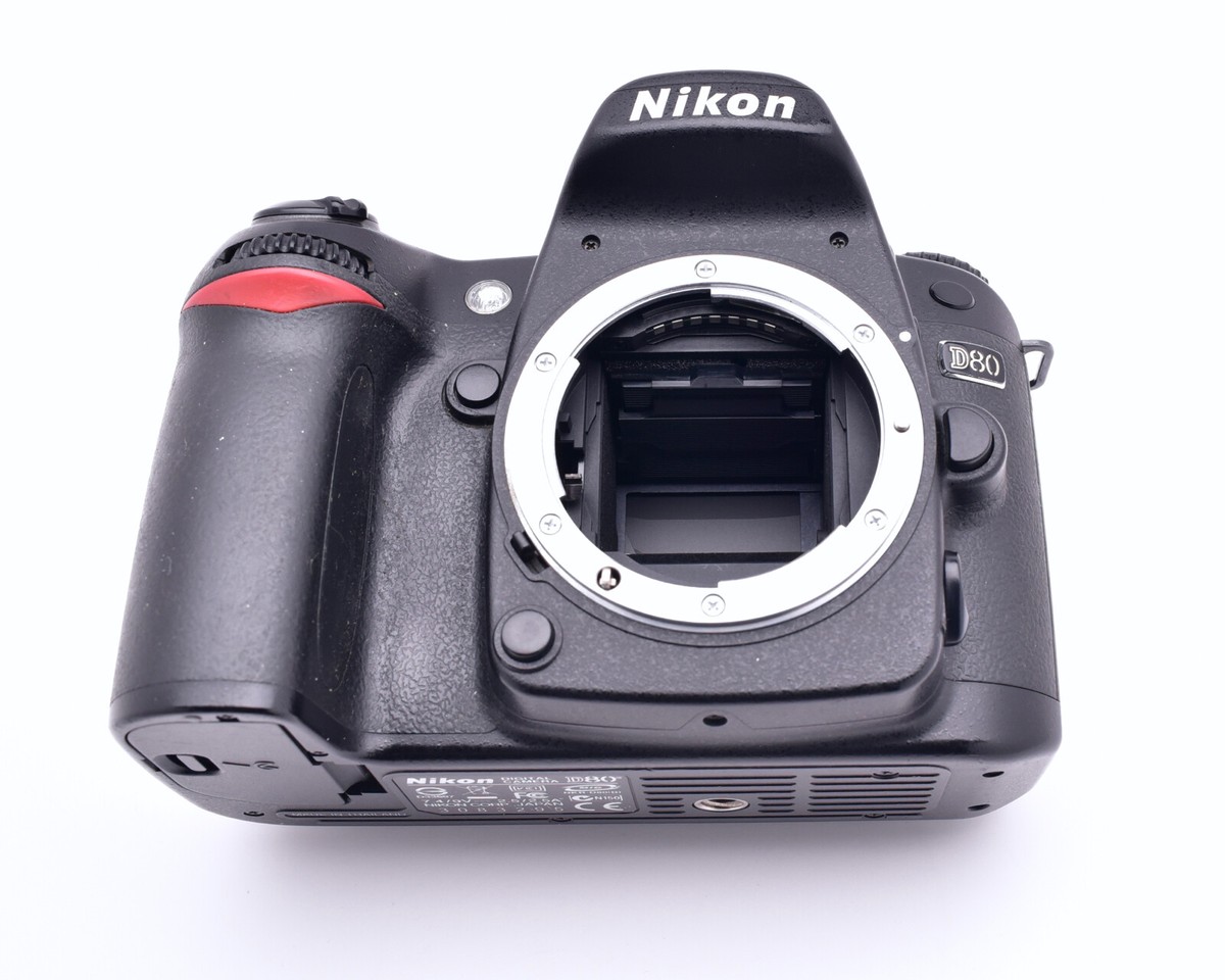 Nikon D80 10.2MP Digital SLR Camera Black Body Only DX READ