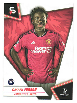 2023-24 Topps UCC Superstars Manchester United Omari Forson RC