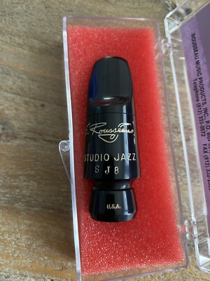 E Rousseau Studio Jazz 8 Soprano Saxophone Mouthpiece SJ8 U.S.A.