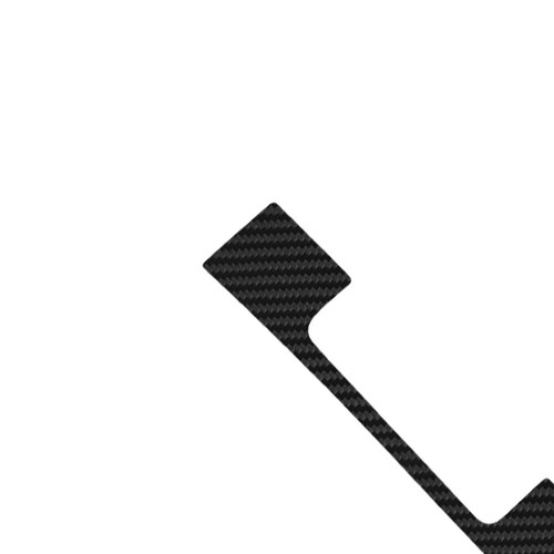 Guantera de pasajero de fibra de carbono - Borde de cubierta de cuadro inferior para Acura ILX 2016-2022 - Imagen 5 de 17