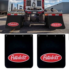 Black 24"x30"Mud Flaps for Semi-Truck Trailer Truck Heavy Duty Mudguards 2PCS