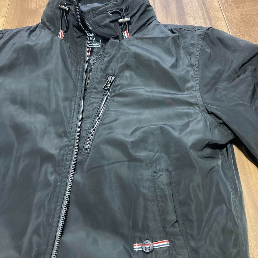 BEAMS HEART Full zip Blouson Jacket Outer Black Polyester BEAMS HEART Full zip Blouson Jacket Outer Black Polyester
