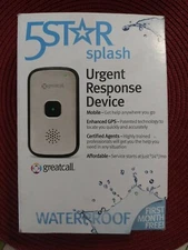 GreatCall 5Star Urgent Response Medical Alert Device (Silver) 911 Alert  NIB