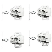 4pcs Cupboard Door Bead Roller Catch Spring Clip Buckle Lock Cabinet Suction 