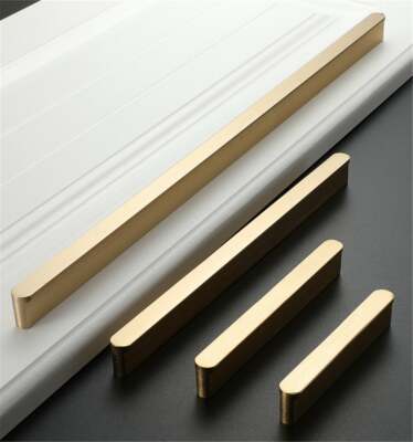 Modern Minimalist Cabinet Door Handle Black Gold Dresser Wardrobe Cabinet  Drawer | eBay
