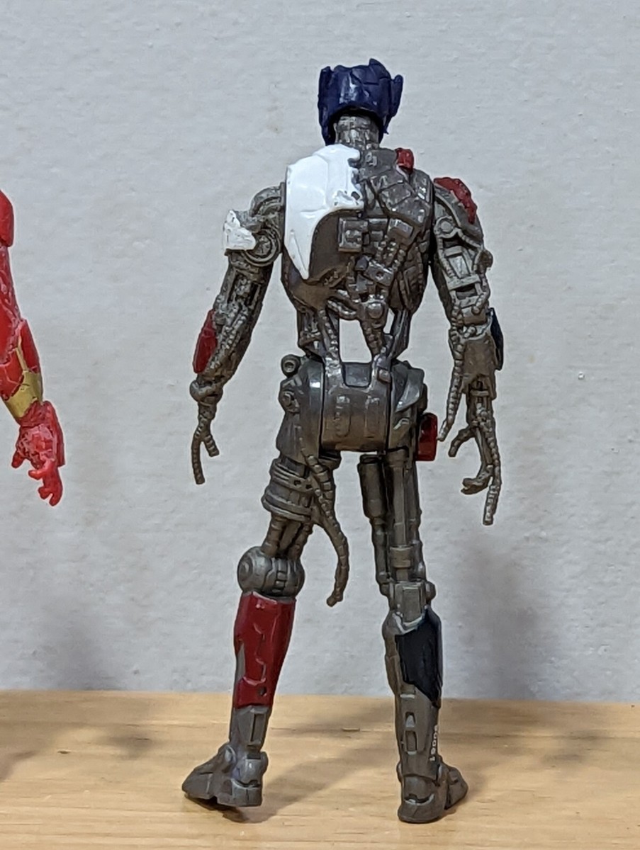Hasbro Marvel Iron Man: Figura Ultron Con Pezzo Di Iron Monger - Altezza 15,2 Cm, Collezionabile - 4