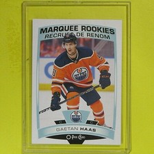 GAETAN HAAS  2019  ROOKIE  MARQUEE  #640  Edmonton Oilers