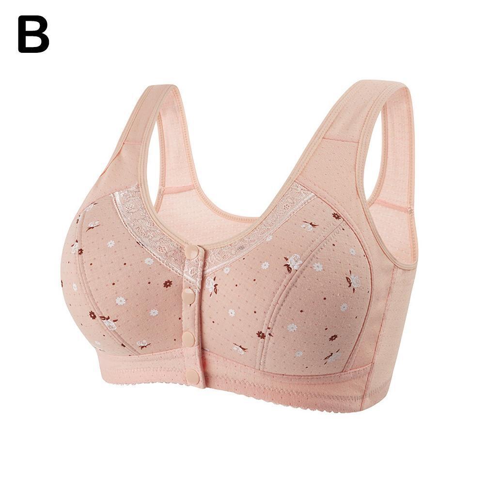 Bras for Women Lisa Charm Daisy Bras Front Snaps Comfortable Full Coverage  Bras - Helia Beer Co